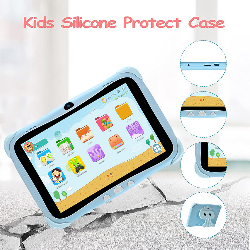 8 tums WIFI touch 2gb+32gb 4500mAh 1280×800 Android surfplatta för barn (5)