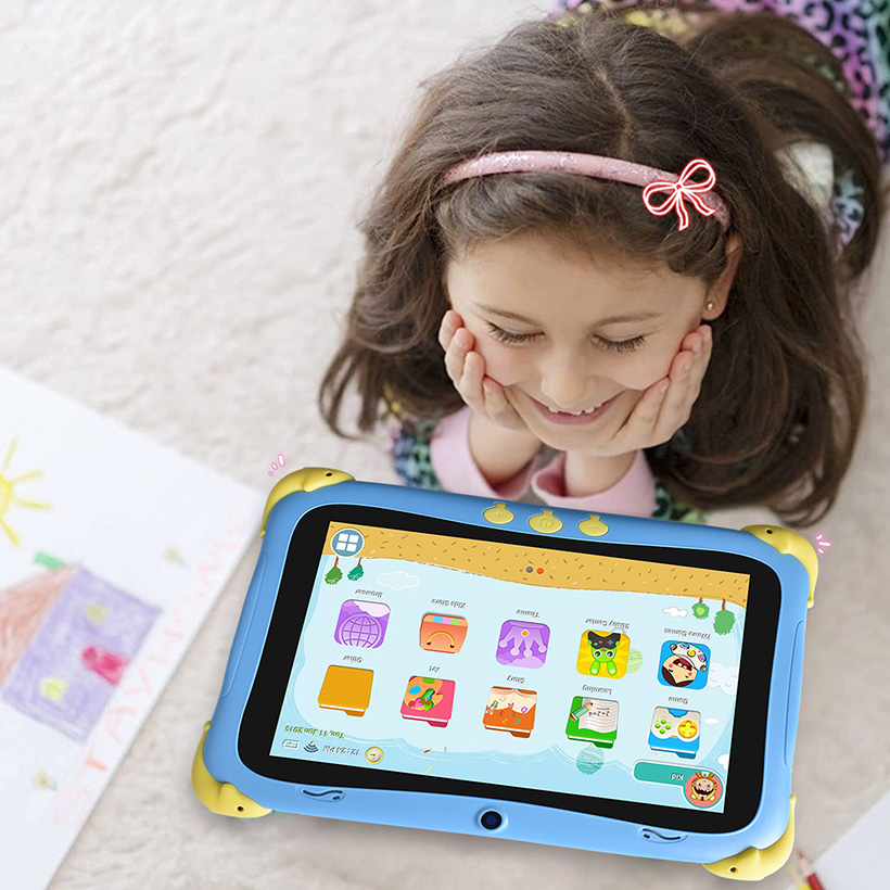 8-дюймовый сенсорный обучающий планшет Android 2 ГБ+32 ГБ, 3500 мАч для детей (6)
