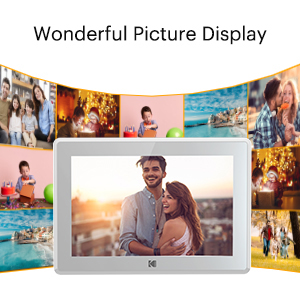 KODAK 10 Inch Touchscreen White Digital Photo Frame (6)