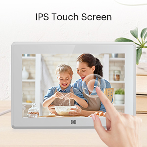 KODAK 10 Inch Touchscreen White Digital Photo Frame (2)
